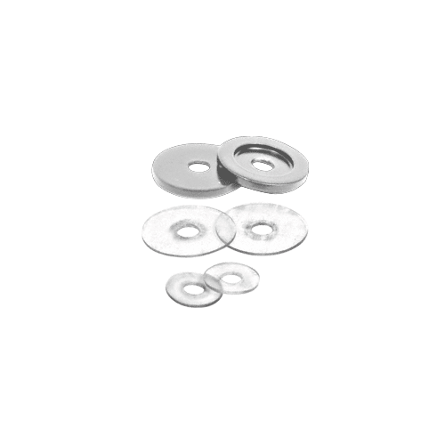 CRL 30WKBSC Brushed Satin Chrome Replacement Washers for BacktoBack Solid Pull Handle