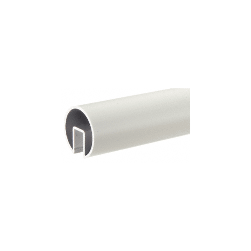 Satin Anodized 3" Extruded Cap Rail for 3/4" Glass - 240" Satin Anodized 3" Extruded Cap Rail for 3/4" Glass - 240"