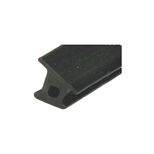CRL BSG100 Black Top Rubber Gasket for Monolithic Tempered Glass Base Shoe - 100' Roll
