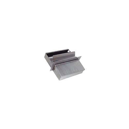 Brushed Stainless Steel 12-1/4" Wide x 13" Deep x 2-5/8" High Counter-Top Deal Tray with Flip Lid