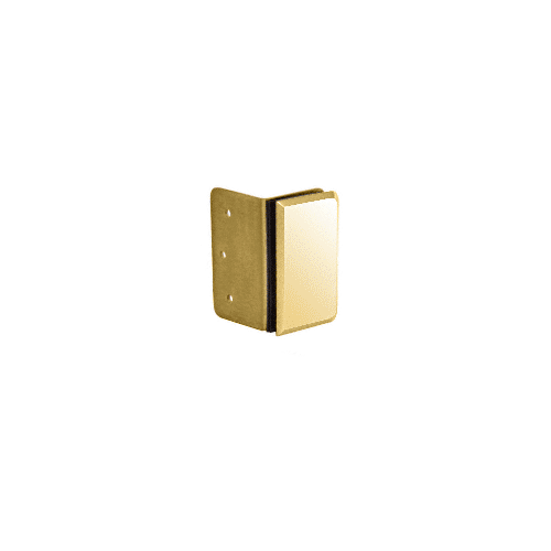 CRL P190SBR Polished Brass Pinnacle and Prima Series Wall Mount Bracket