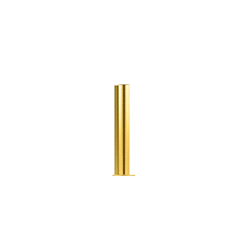Polished Brass 12" Round PP08 Elegant Series Counter/Partition Corner Post Polished Brass 12" Round PP08 Elegant Series Counter/Partition Corner Post