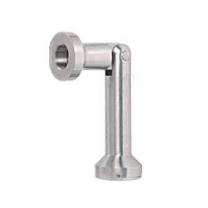 CRL SGF63BGW Brushed Stainless Single Pivot Glass-to-Wall/Floor Swivel Fitting