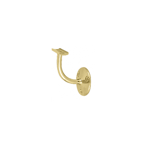 Polished Brass Del Mar Series Wall Mounted Hand Railing Bracket for 2" Tubing