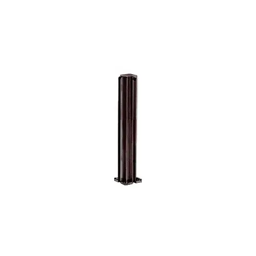 Duranodic Bronze 24" Corner Design Series Partition Post