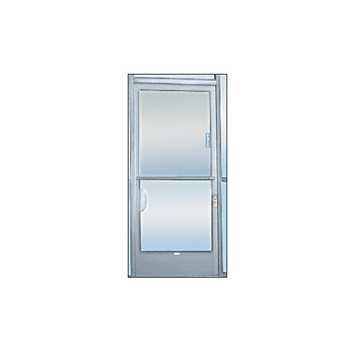 CRL 900A Satin Anodized 2-5/8" x 9-5/8" Deluxe Mail Slot With Glass Channel Bar Without Latch