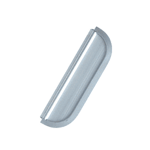 Satin Anodized 2-5/8" x 16" Deluxe Mail Slot With Glass Channel Bar Without Latch