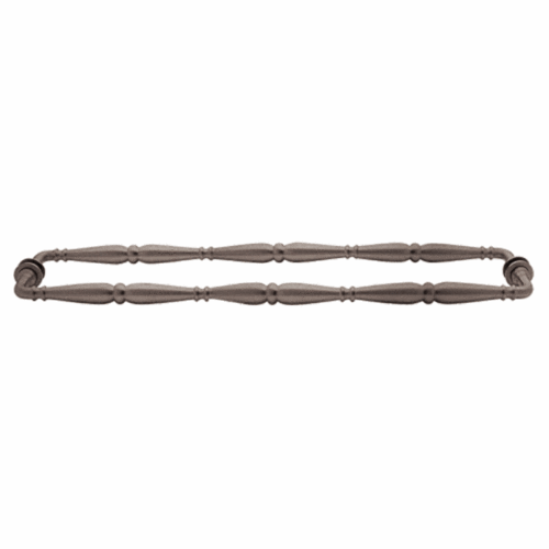 Oil Rubbed Bronze Victorian Style 24" Back-to-Back Towel Bar
