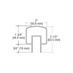 CRL 1TR241BL Matte Black 100 Series 241