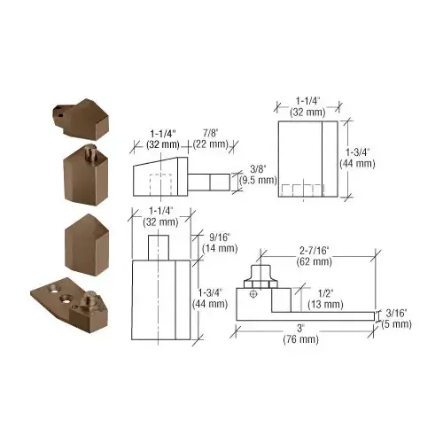 Offset Pivot Set Dark Bronze