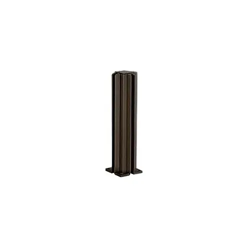 Duranodic Bronze 12" 4-Way Design Series Partition Post