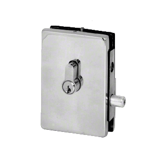 Brushed Stainless EUR Series Center Housed Patch Lock