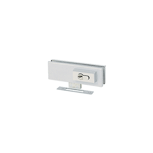 Satin Anodized EUR Series Complete Patch Lock Including Cylinder