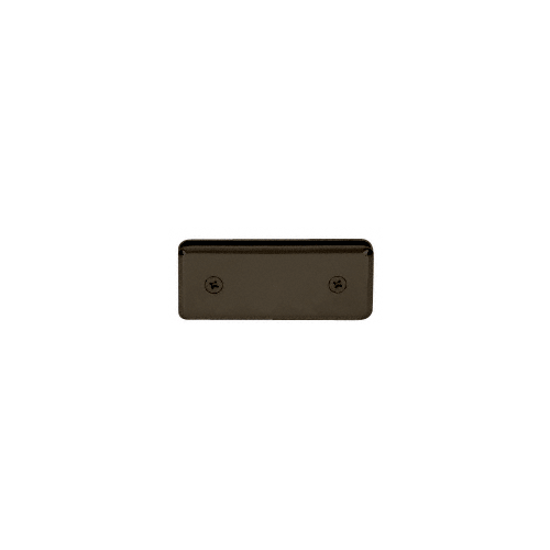 Oil Rubbed Bronze Beveled 180 Glass-to-Glass Clamp