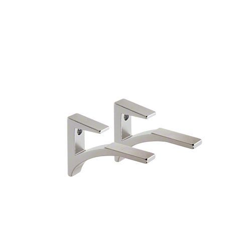 1 pair x BLOCK Adjustable Wood or Glass Shelf Support Brackets Red White 