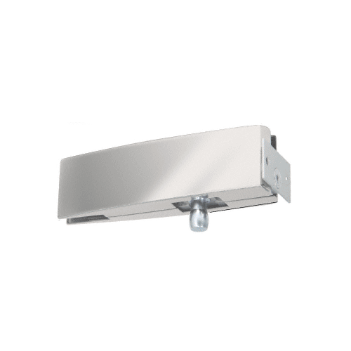 Polished Stainless Wall Mount Transom Curved Patch