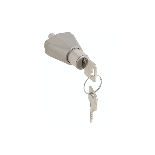 Satin Chrome Keyed Alike Sliding Door Lock