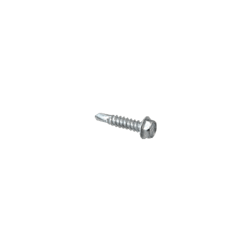 Zinc Plated 5/16"-12 x 1" Self-Drilling Screws with Hex Washer Head - pack of 25