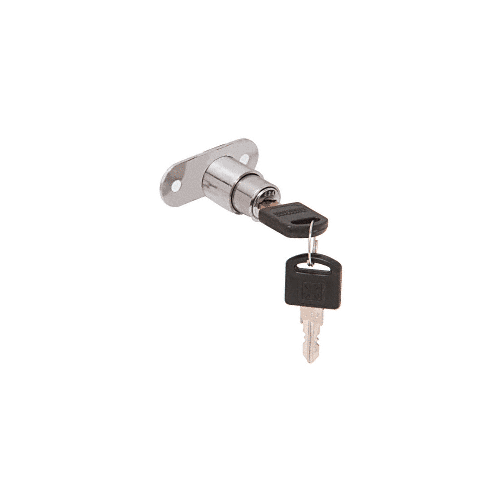 Nickel Plated Track Plunger Lock