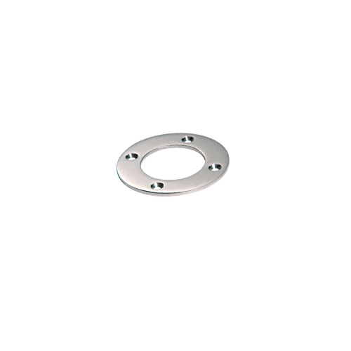 CRL SA25PS Polished Stainless Round Base Plate for 1-1/2" Round Tubing