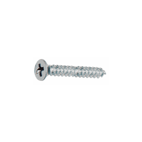 Brushed Stainless 10 x 1-1/2" Flat Head Phillips Screws
