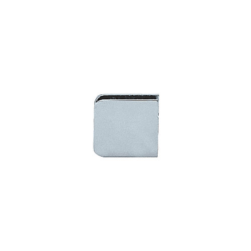 Satin Chrome Oversized Fixed Panel U-Clamp