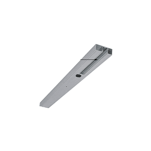 Brushed Stainless Custom Length 4-1/2" One Pocket Single Sided Door Header