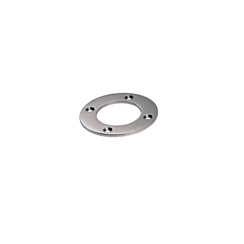CRL SA25BS Brushed Stainless Round Base Plate for 1-1/2" Round Tubing