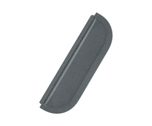 CRL 2-5//8 x 9-5//8 Duranodic Bronze Finish Deluxe Mail Slot with Glass Channel Bar No Latch