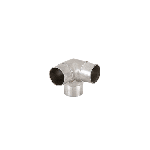 CRL HR20JBS Brushed Stainless 90 Degree Side Outlet Elbow for 2" Tubing