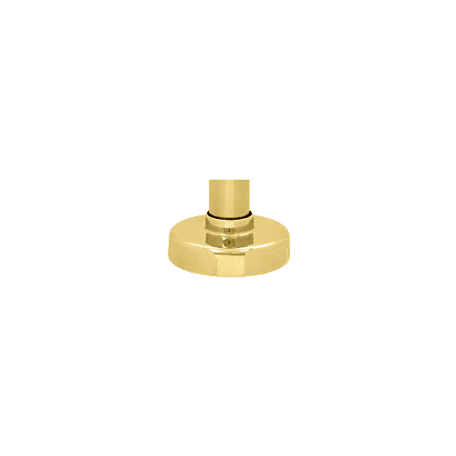 Polished Brass Steel Flange and Canopy for 2" Tubing