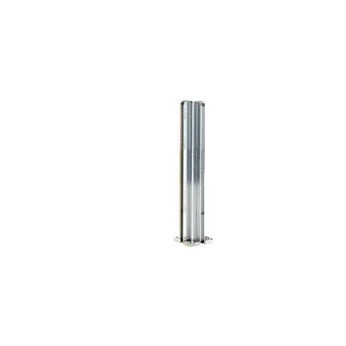 Brite Anodized 12" Corner Design Series Partition Post