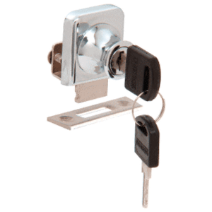 Crl Lk42 Chrome Lock For 1 4 Cabinet Glass Door Randomly