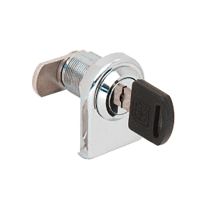 Crl Lk34ka Chrome Round Top Swinging Glass Door Lock Keyed Alike