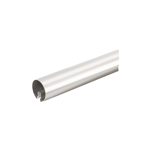 Polished Stainless 4" Premium Cap Rail for 1/2" or 5/8" Glass - 168"