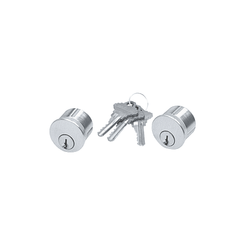 Aluminum AMR Series Double Keyed Cylinders for Center Housed Lever Latch with North American Round Cylinder Style Lock
