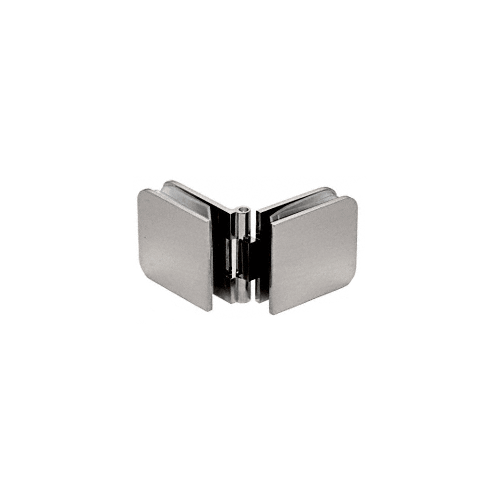 CRL ADJ180BSC Brushed Satin Chrome Adjustable Glass-to-Glass Clamp