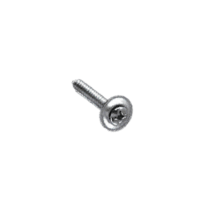 CRL AV2772 Chrome 8 x 1" Oval Head Phillips Sheet Metal Screws With Countersunk Washers
