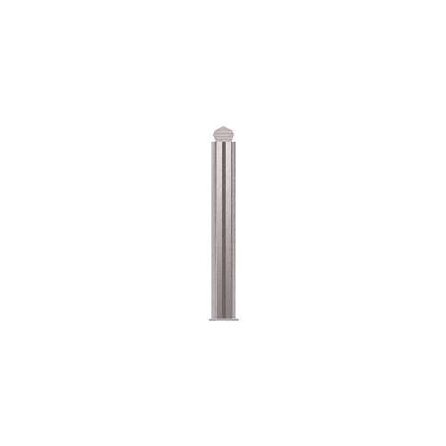 Polished Stainless 18" High 1-1/2" Square PP44 Plaza Series Counter/Partition 3-Way Post