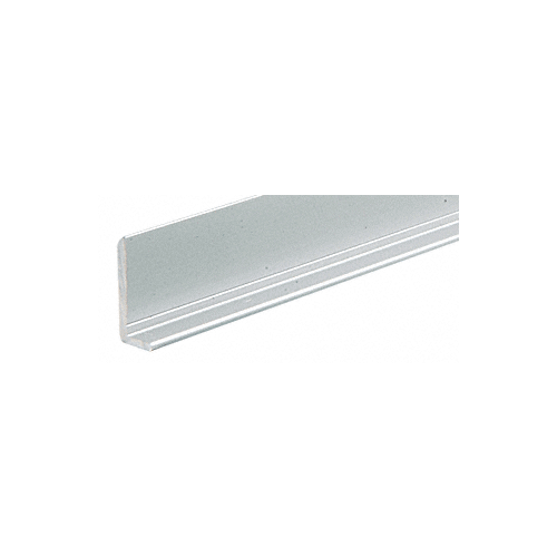 Satin Anodized 1/4" Aluminum L-Bar Extrusion 144" Stock Length