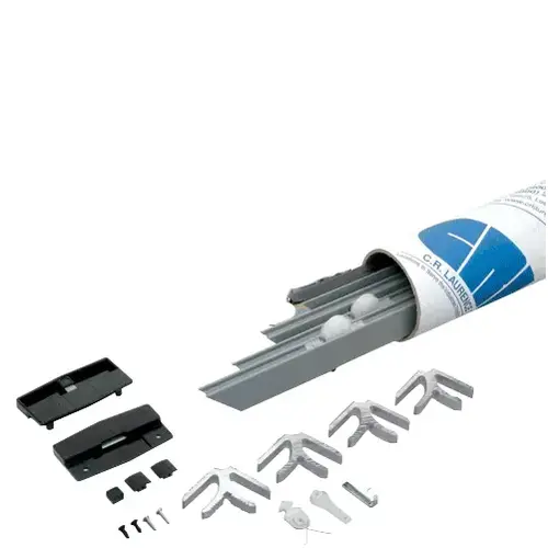 Gray 37" x 97" K.D. Screen Door Kit