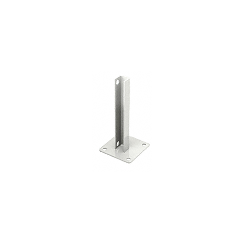 CRL PSB2AW Sky White AWS Steel Stanchion for 90 Degree Round Corner Posts
