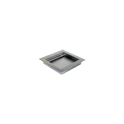 CRL BRT112 Brushed Stainless Non-Ricochet Level 1 Bullet Resistant 12" W x 11" D x 1-3/4" H Drop-In Deal Tray
