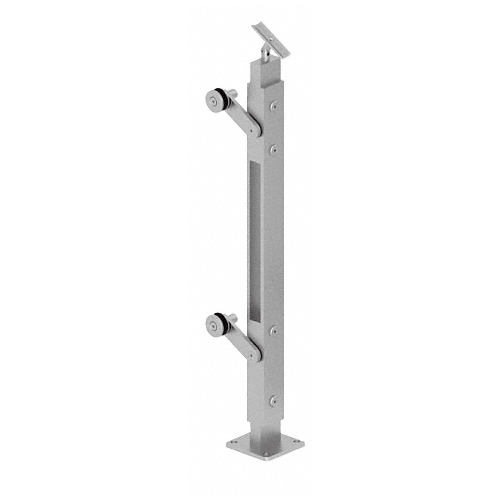 CRL P436EBS Brushed Stainless 36" P4 Series End Post Railing Kit
