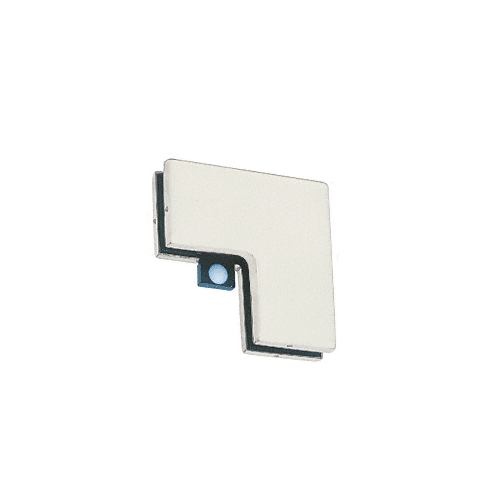 Satin Anodized Sidelite Mounted Transom Patch with Reversible Door Stop