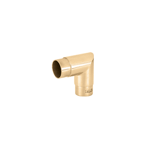 Polished Brass Mitered Style 90 Degree Corner for 2" Tubing