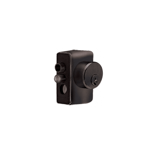 Oil Rubbed Bronze Left Hand Keyed Access Device for Glass Door Panic and Deadbolt Handle