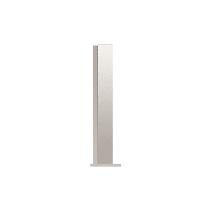 CRL PP4324EPS Polished Stainless 24" High 1-1/2" Square PP43 Plaza Series Counter/Partition End Post