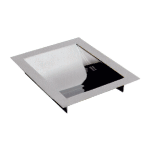 x 10" 12" Brushed Finish Stainless Steel Drop-In Deal Tray d w 