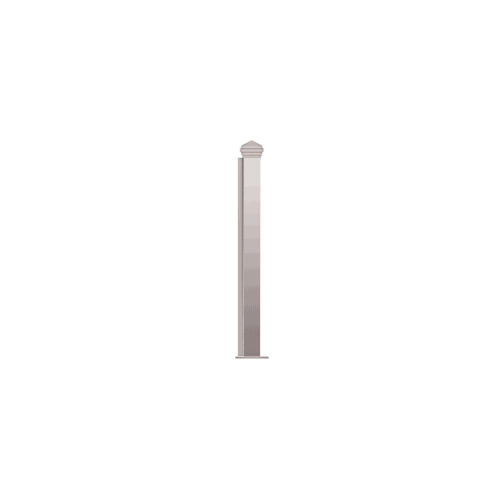 CRL PP4412EPS Polished Stainless 12" High 1-1/2" Square PP44 Plaza Series Counter/Partition End Post